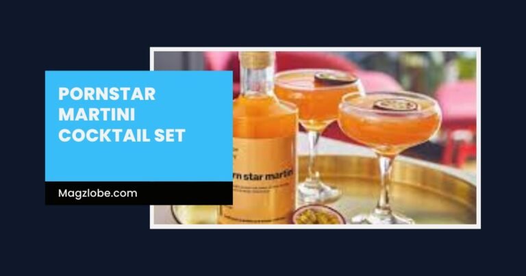 pornstar martini cocktail set